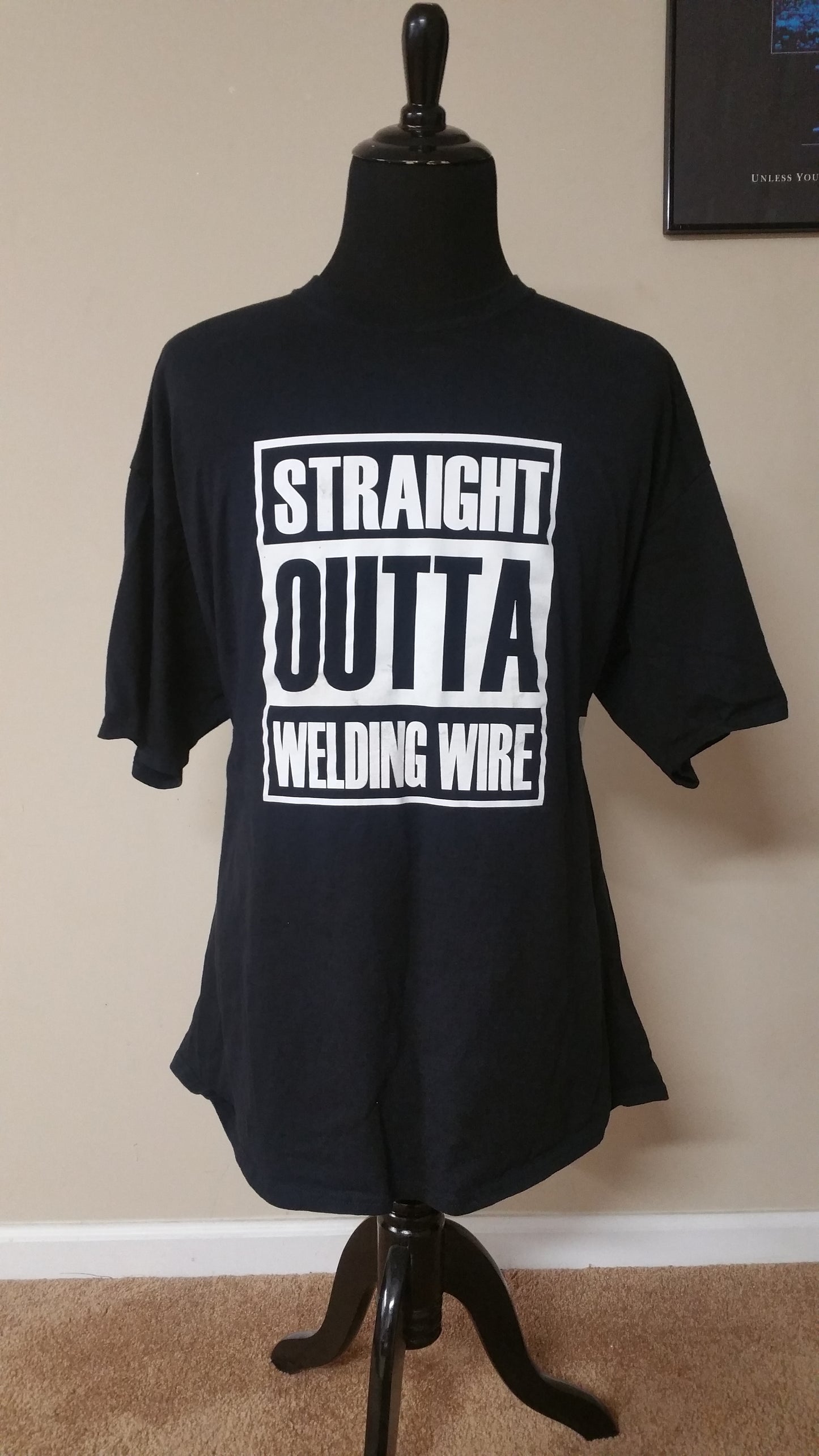 Straight outta welding wire Tshirt