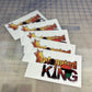 Melanated King sticker