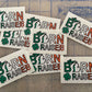 Born & Raised Irish Detroit Michigan Sticker