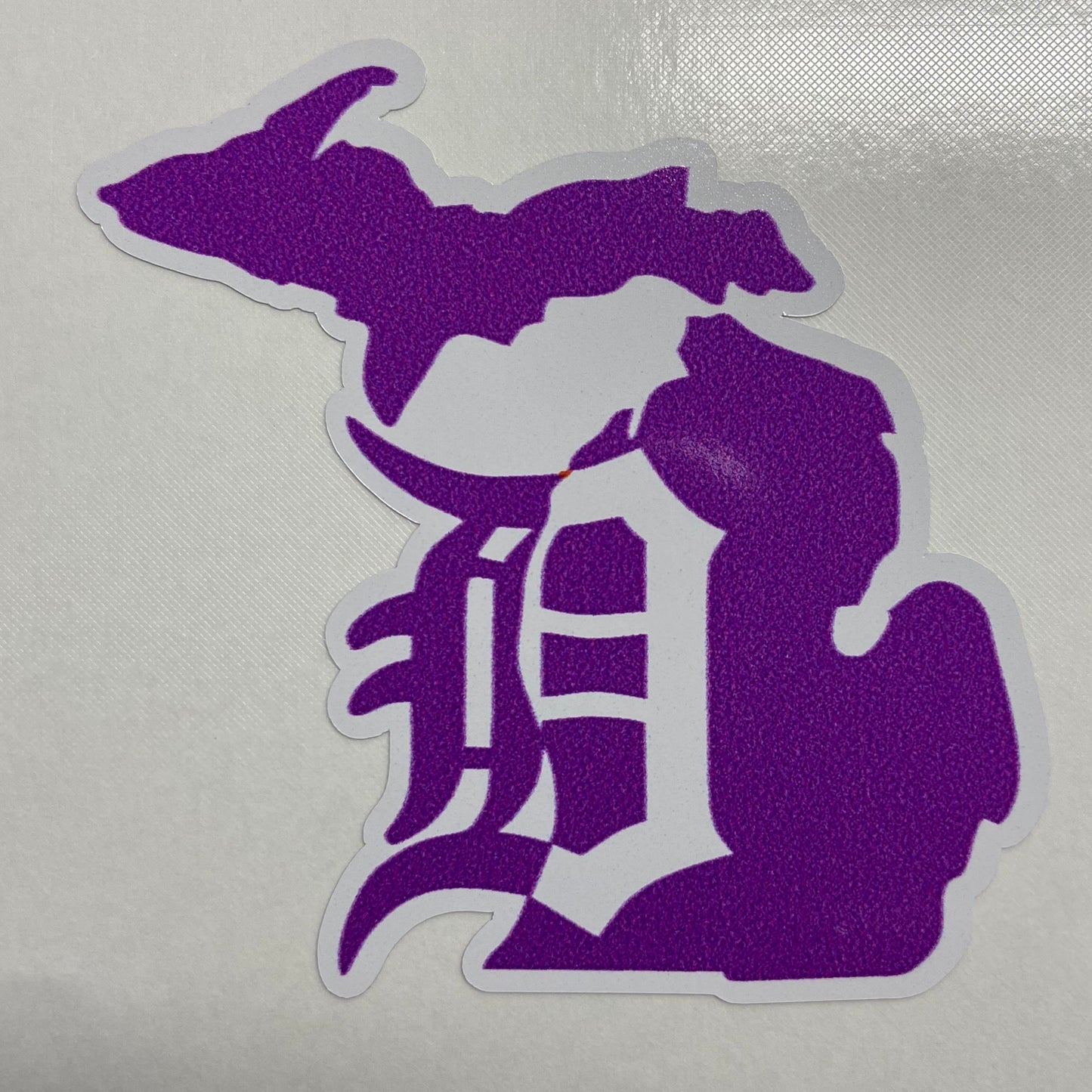 Old English D Michigan Sticker