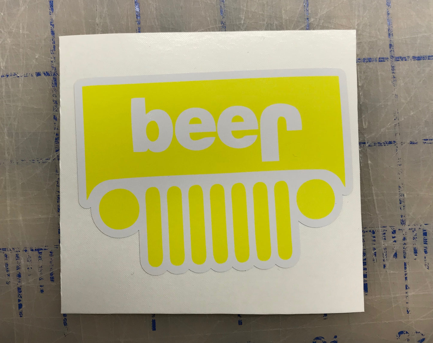 Jeep Beer Sticker