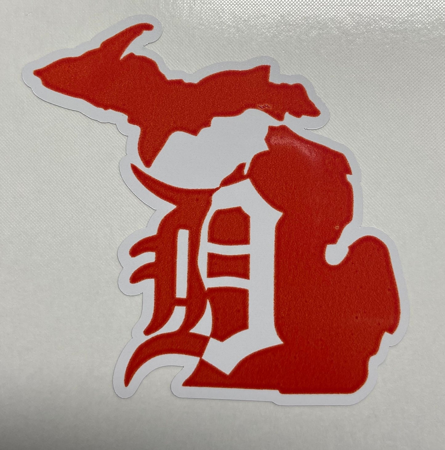 Old English D Michigan Sticker