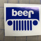 Jeep Beer Sticker