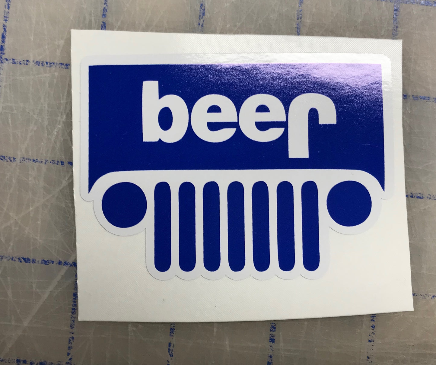 Jeep Beer Sticker