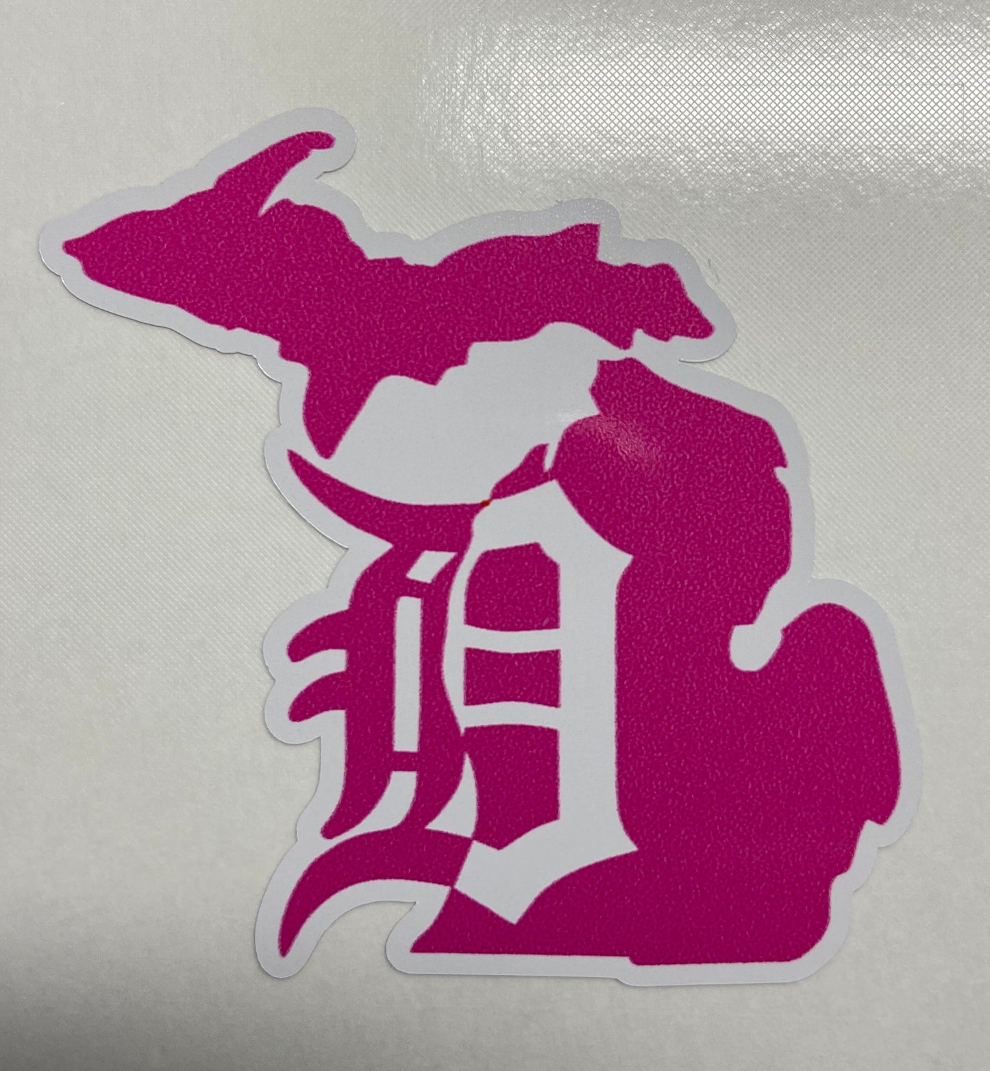 Old English D Michigan Sticker