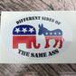 Democratic Republican Same Ass 2020 Election Sticker