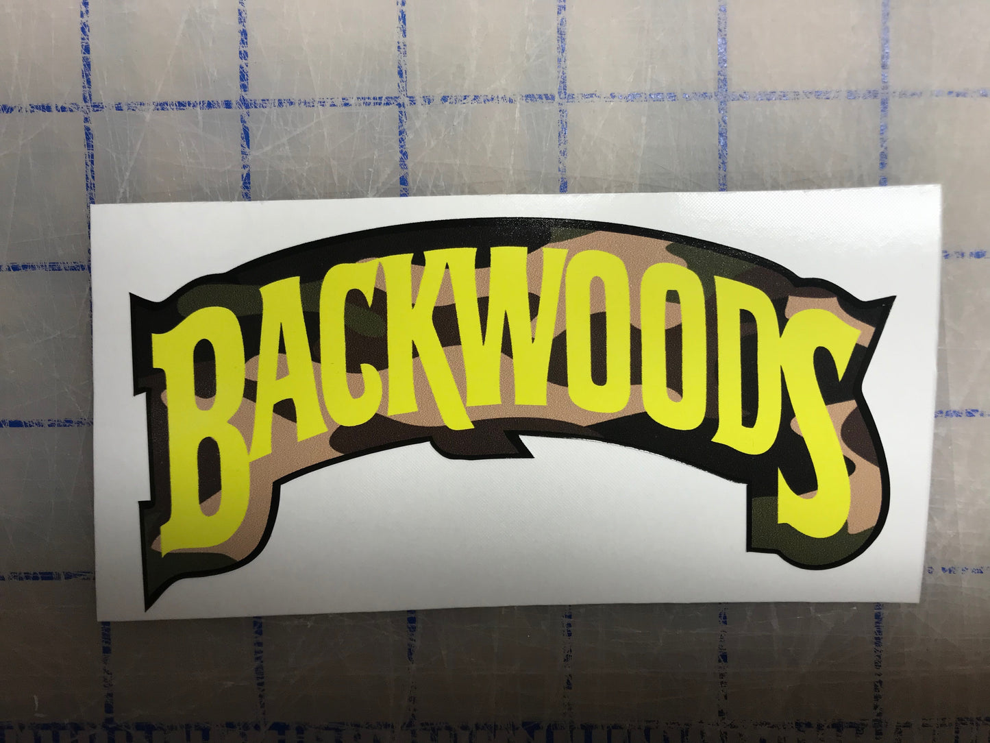 Backwoods camo stickers