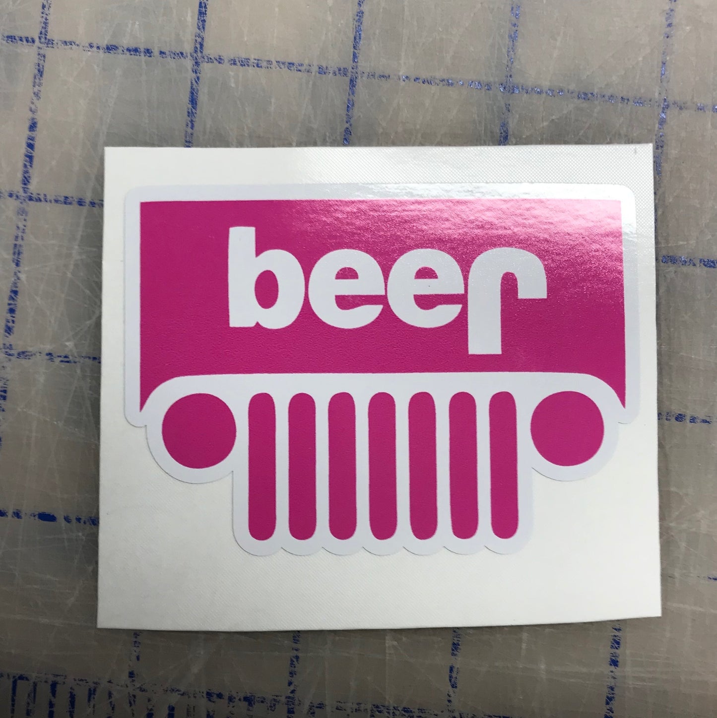 Jeep Beer Sticker