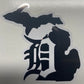 Old English D Michigan Sticker