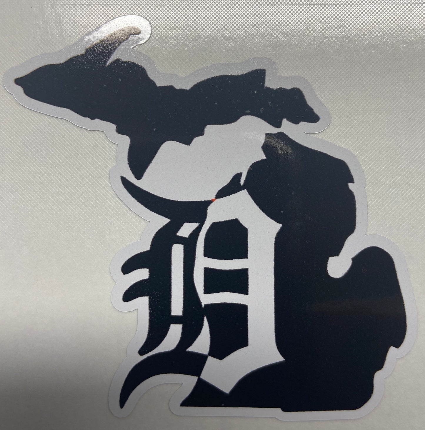 Old English D Michigan Sticker