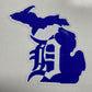 Old English D Michigan Sticker