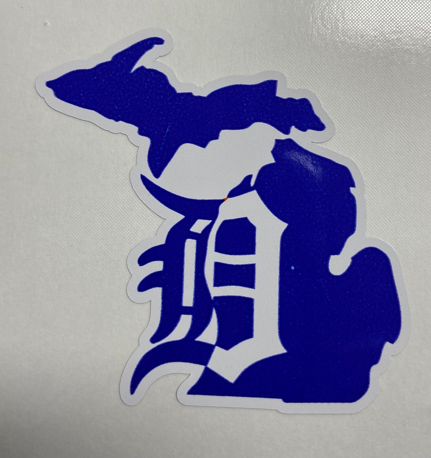 Old English D Michigan Sticker