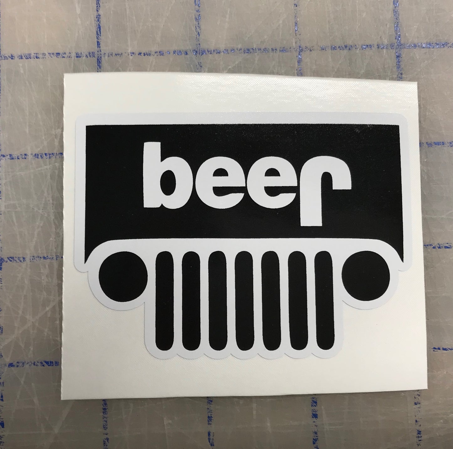 Jeep Beer Sticker