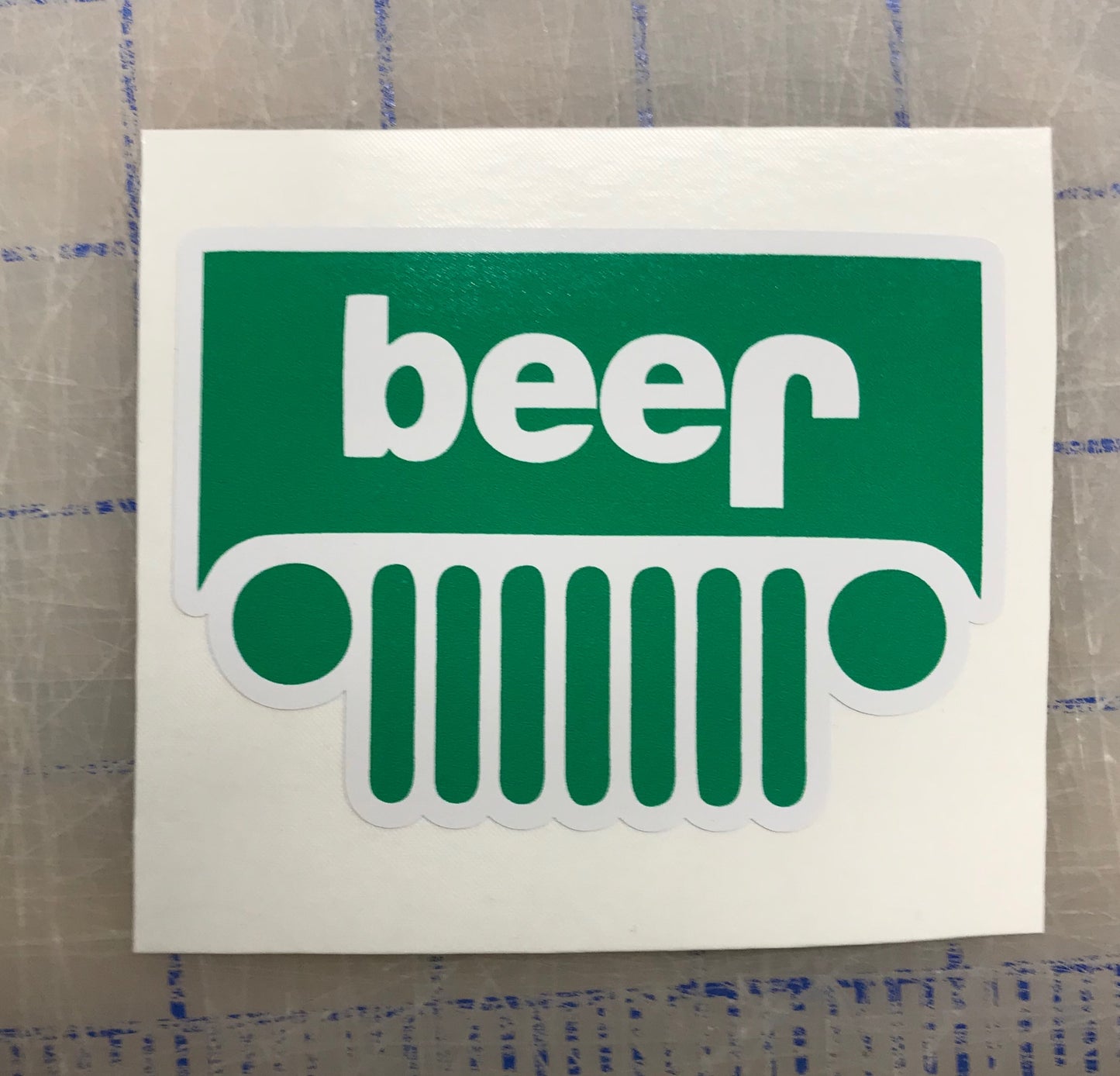 Jeep Beer Sticker