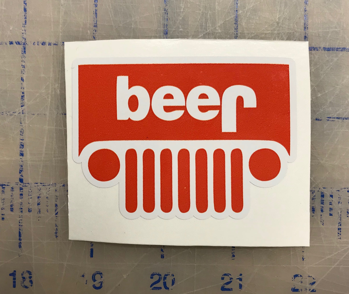 Jeep Beer Sticker