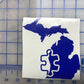 Autism Michigan decal