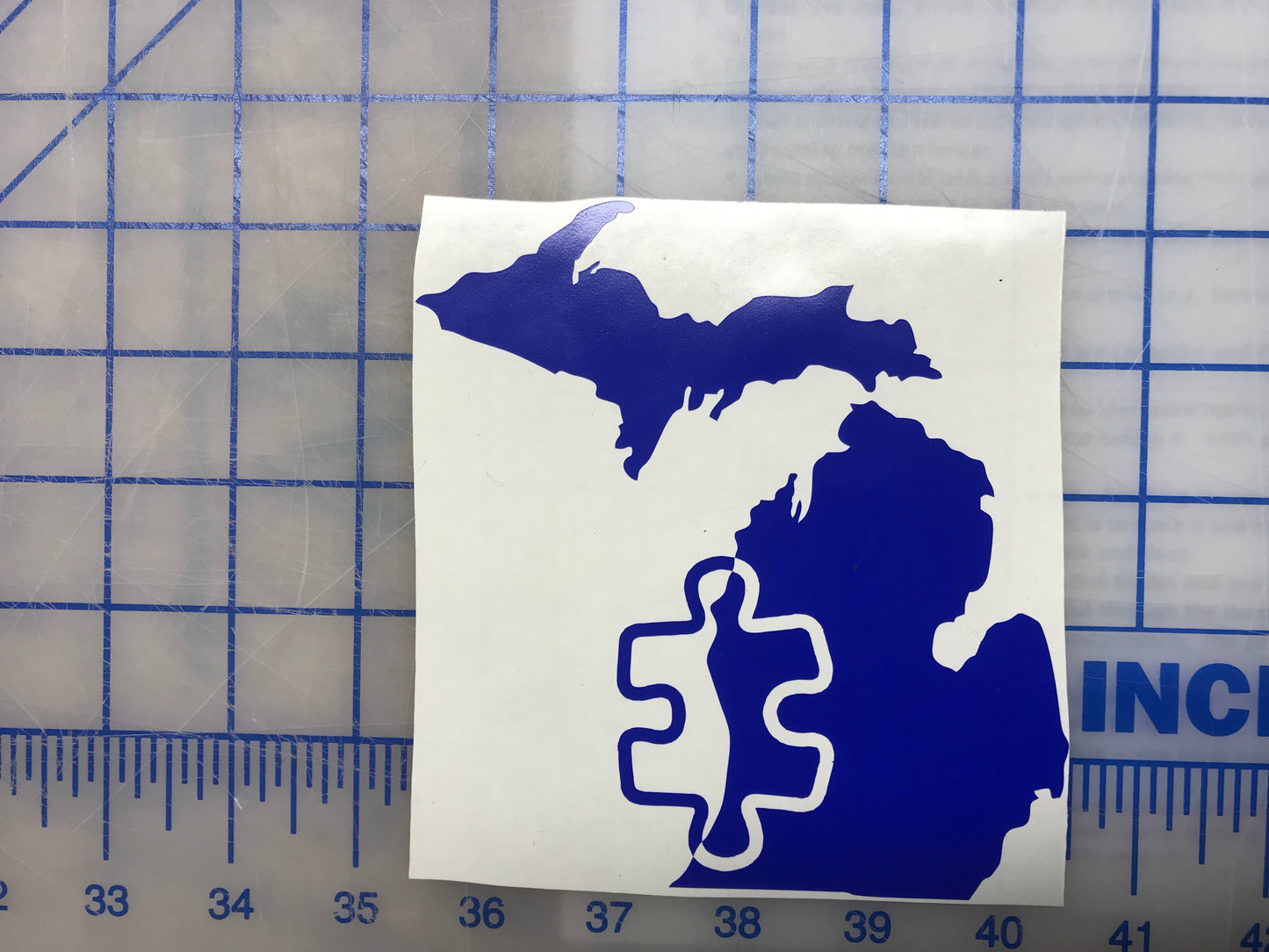 Autism Michigan decal