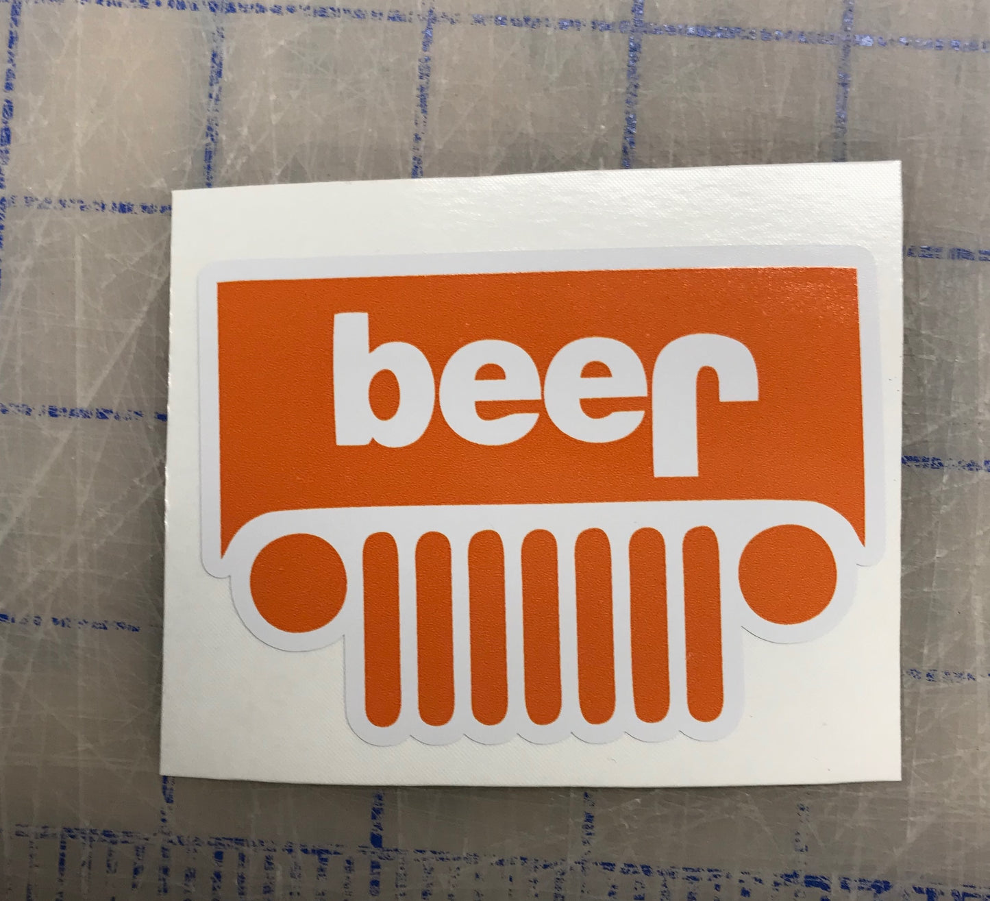 Jeep Beer Sticker